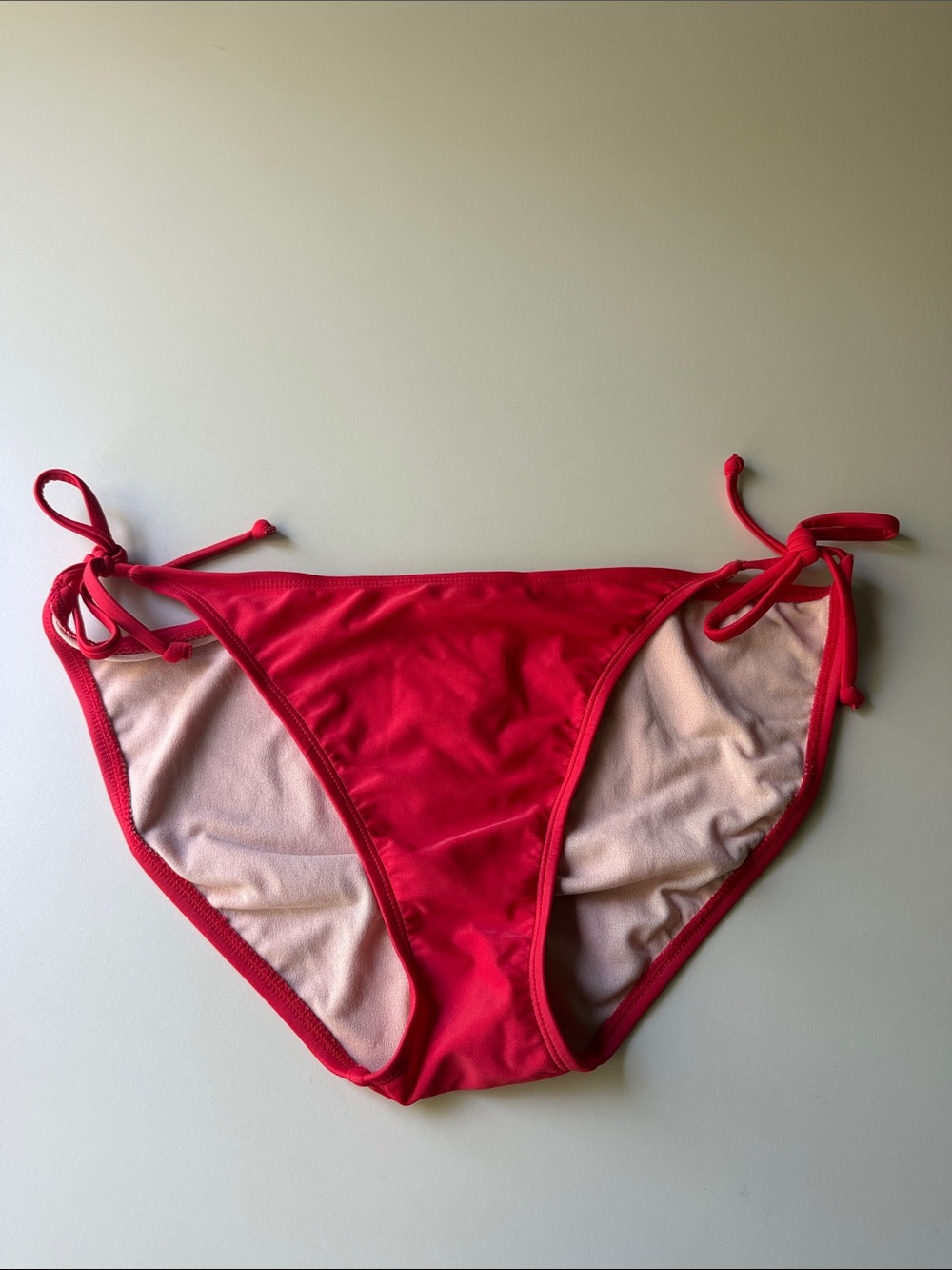 Old Navy Side Tie Bikini Bottom in Red